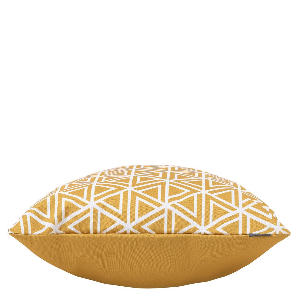 icon® Geometric Print Indoor-Outdoor Cushion, Yellow