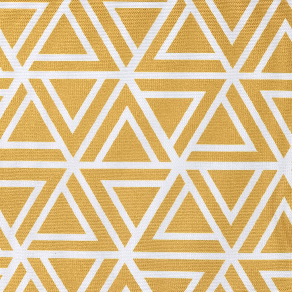 icon® Geometric Print Indoor-Outdoor Cushion, Yellow
