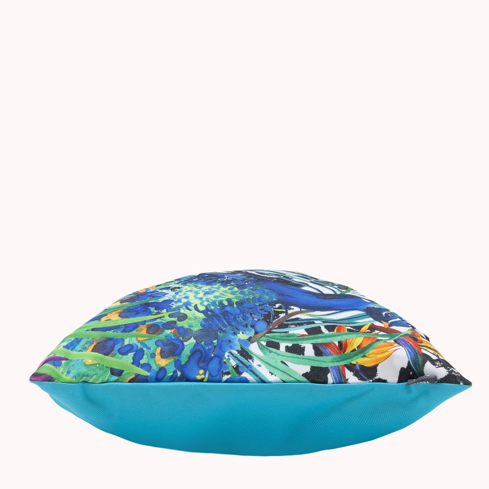 Veeva® Tropical Peacock Outdoor Cushion