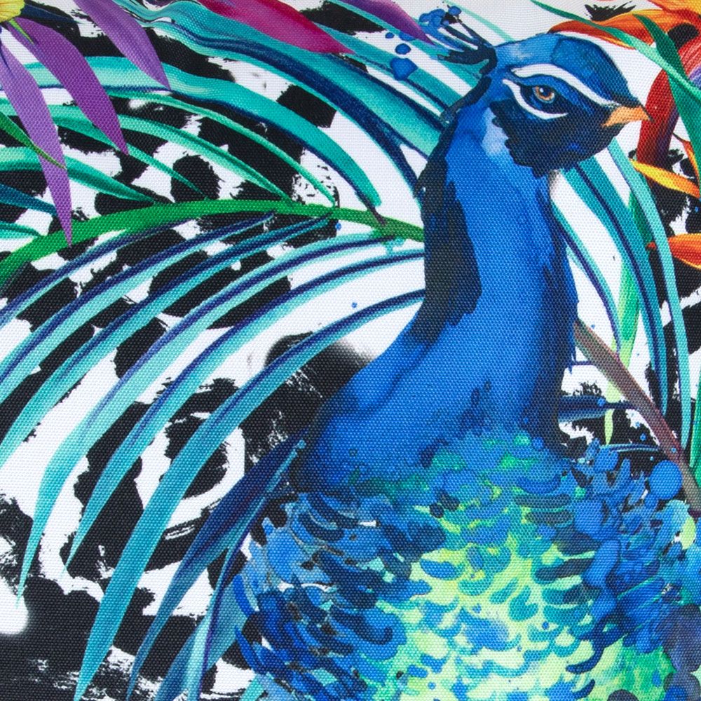 Veeva® Tropical Peacock Outdoor Cushion