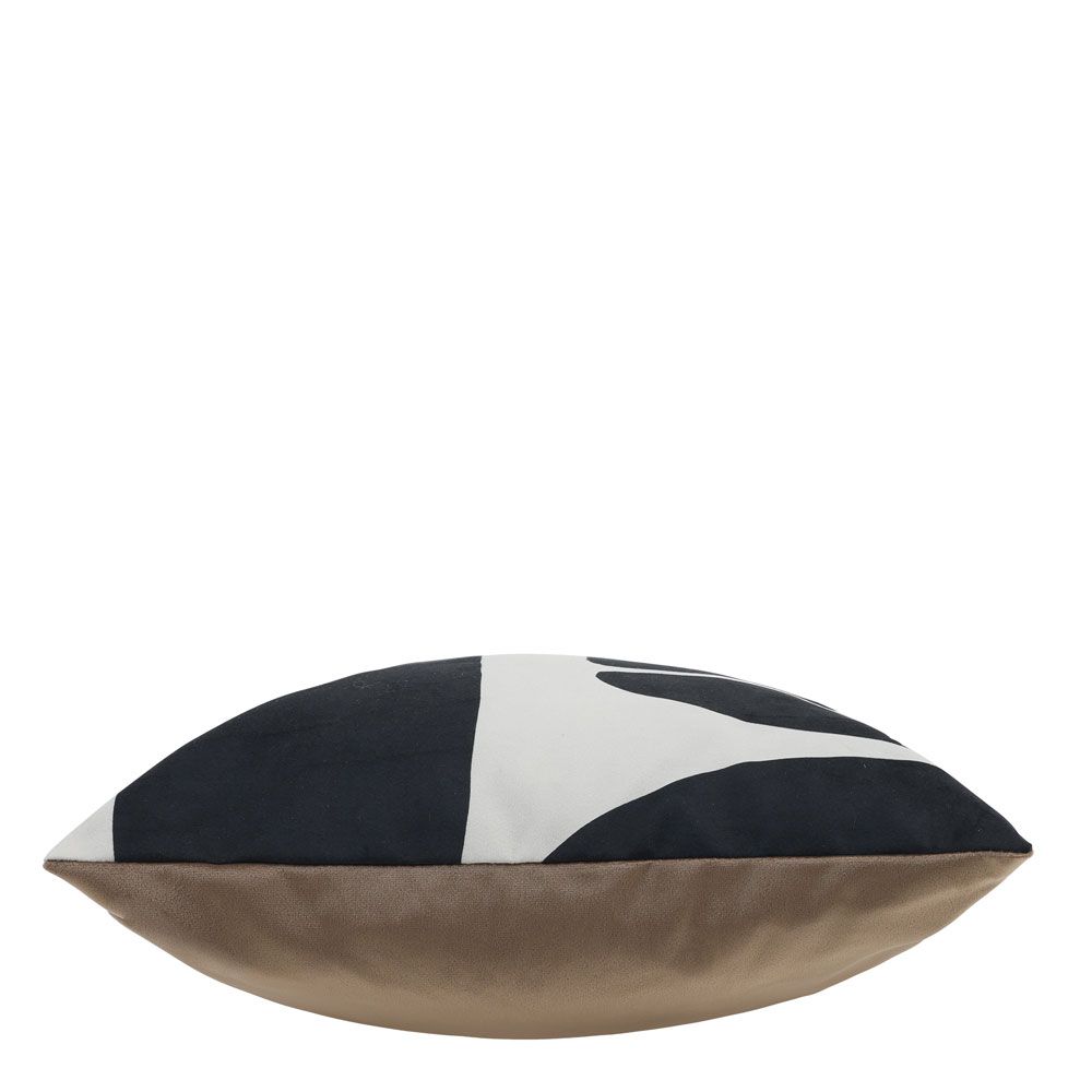 icon® Monochrome Print Velvet Cushion