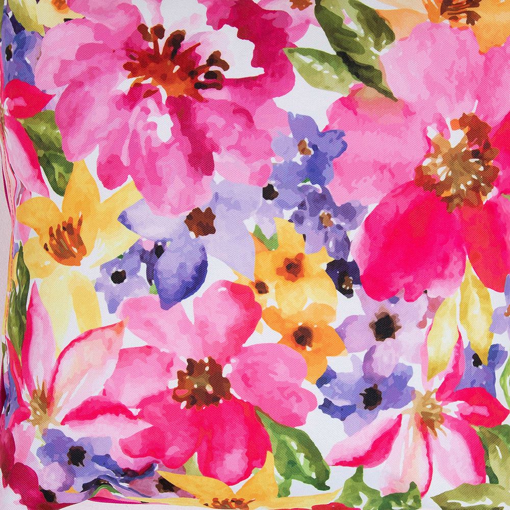 icon® Watercolour Floral Indoor-Outdoor Cushion, Multicolour