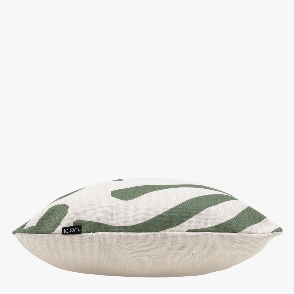 icon® Abstract Leaf Print Indoor-Outdoor Cushion, Multicolour