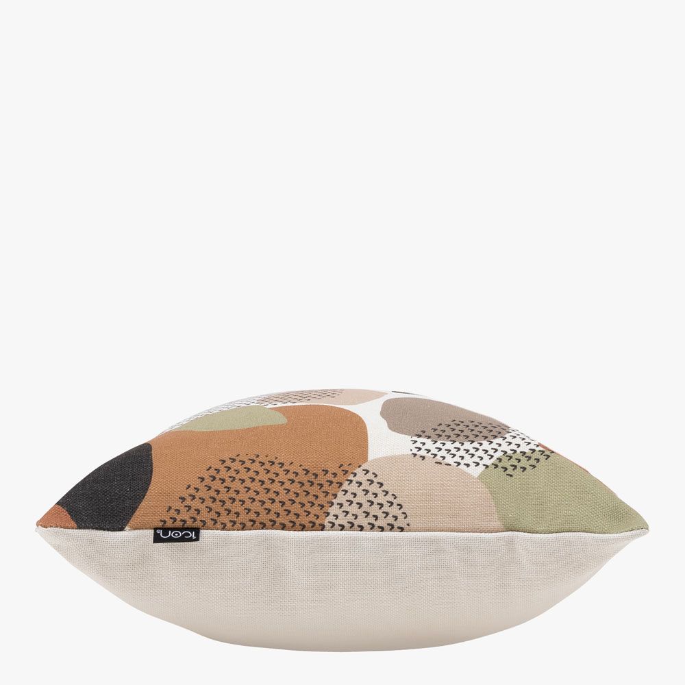 icon® Muted Pebble Print Indoor-Outdoor Cushion, Multicolour