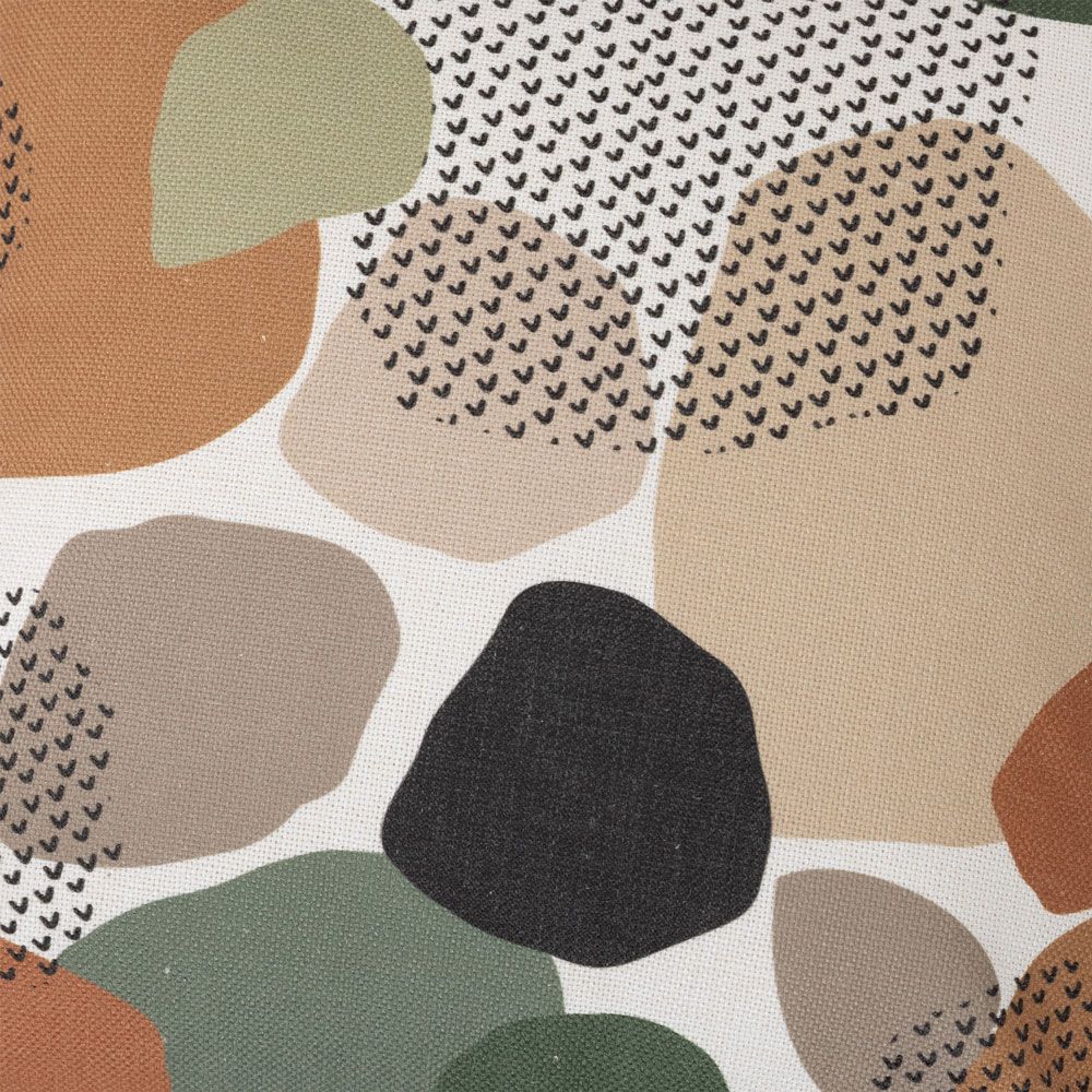icon® Muted Pebble Print Indoor-Outdoor Cushion, Multicolour