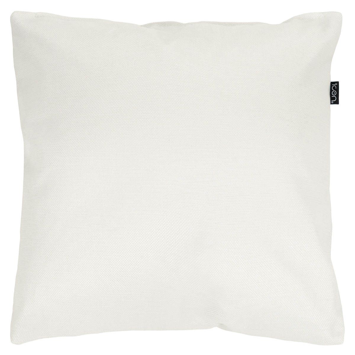 Small Sea Shell Print Indoor-Outdoor Cushion, Cream