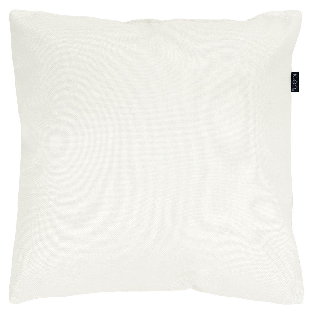 Square Print Indoor-Outdoor Cushion, Black & White