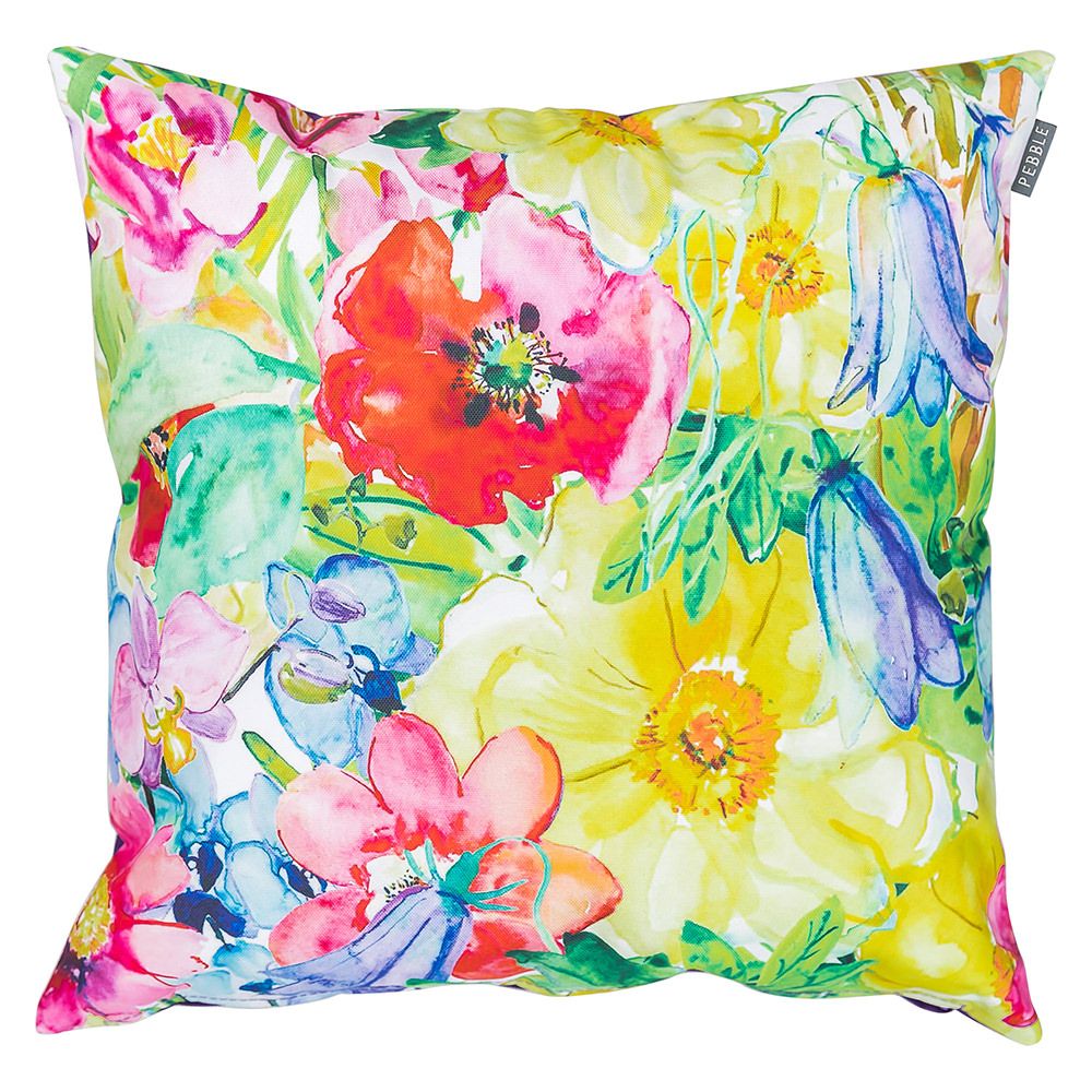 Painterly Floral Outdoor Cushion 