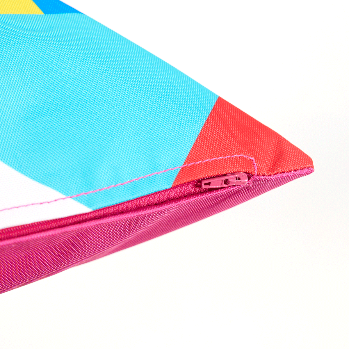 icon® Geometric Print Indoor-Outdoor Cushion, Technicolour