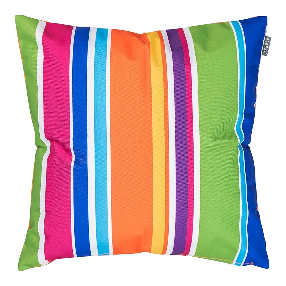 Technicolour Stripe Outdoor Cushion 
