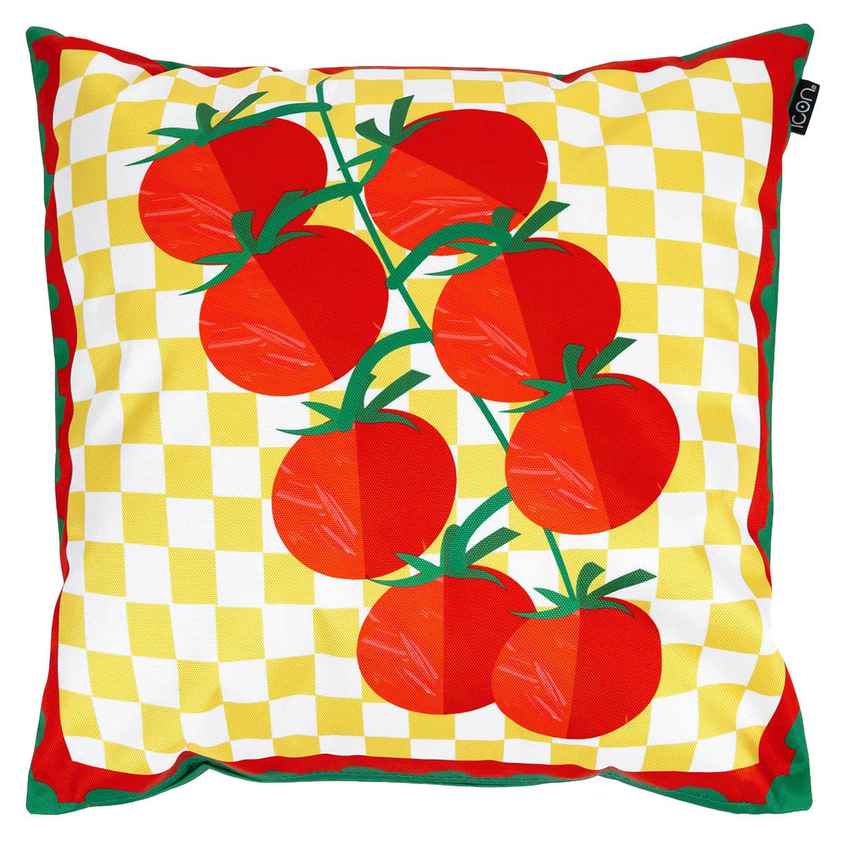 Italian Tomato Print Indoor-Outdoor Cushion