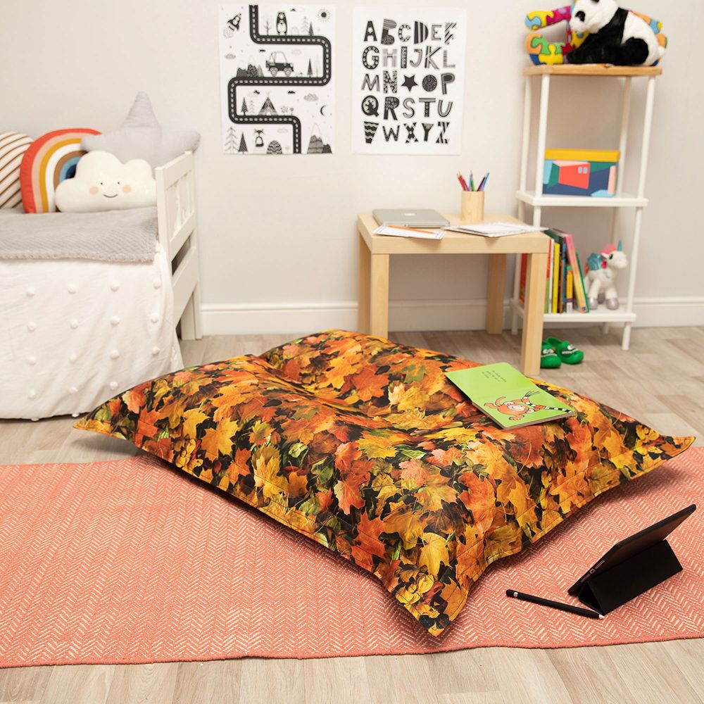 Eden® Learn About Nature Leaves Bean Bag Floor Cushion