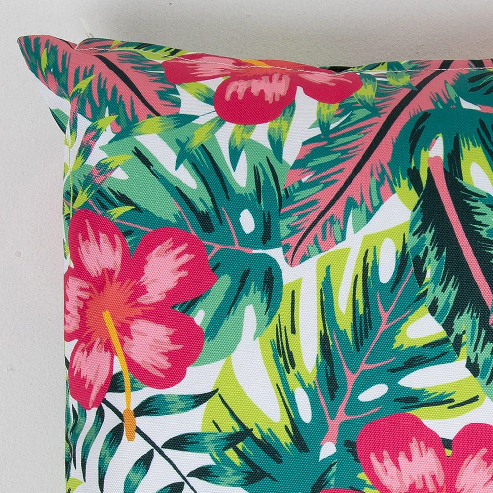 icon® Tropical Flower Indoor-Outdoor Cushion, Multicolour