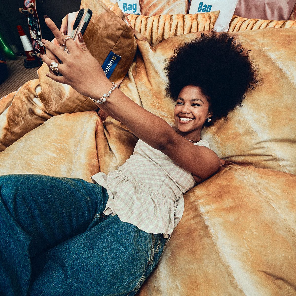 Greggs x Icon XL Steak Bake Bean Bag