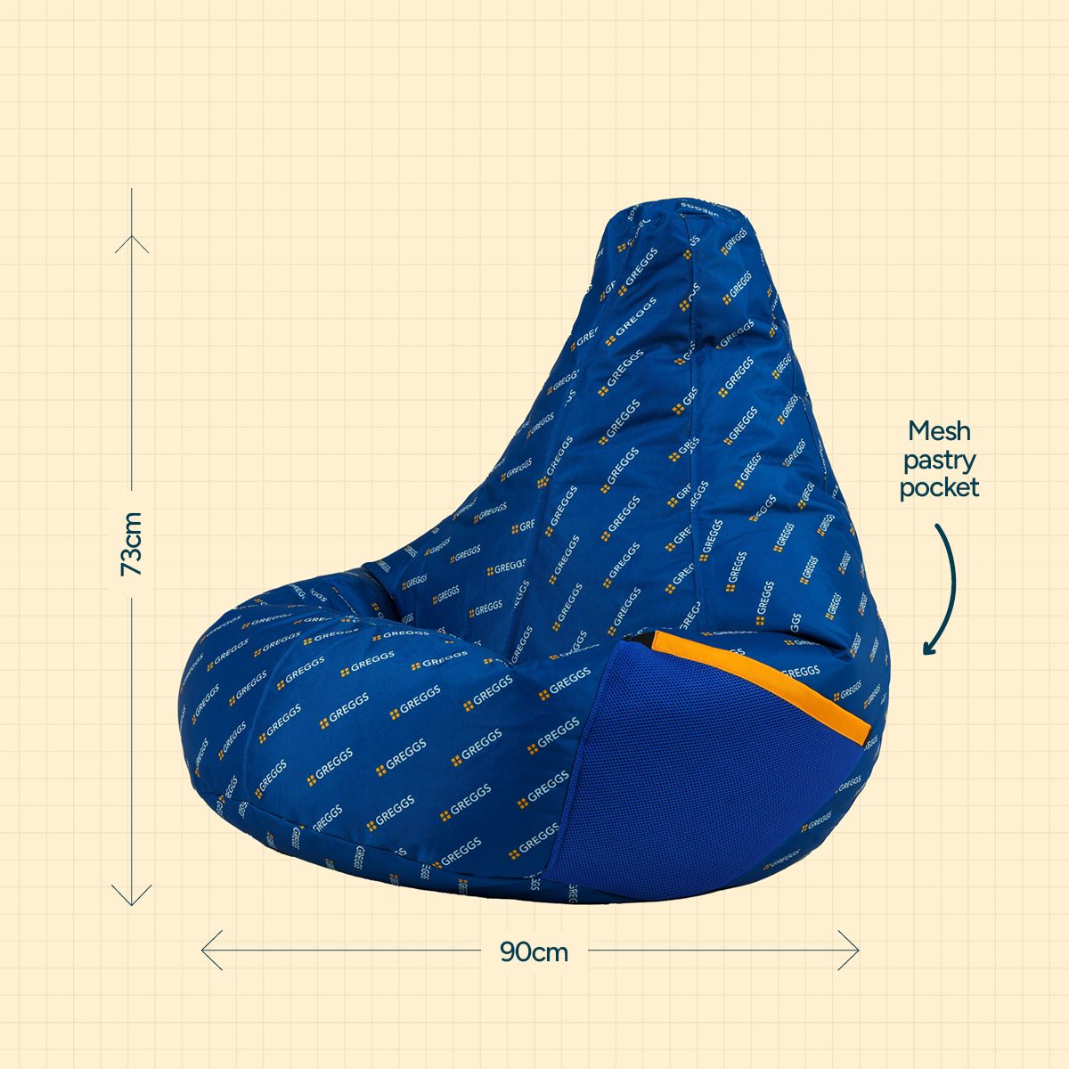 Greggs x Icon Recliner Bean Bag