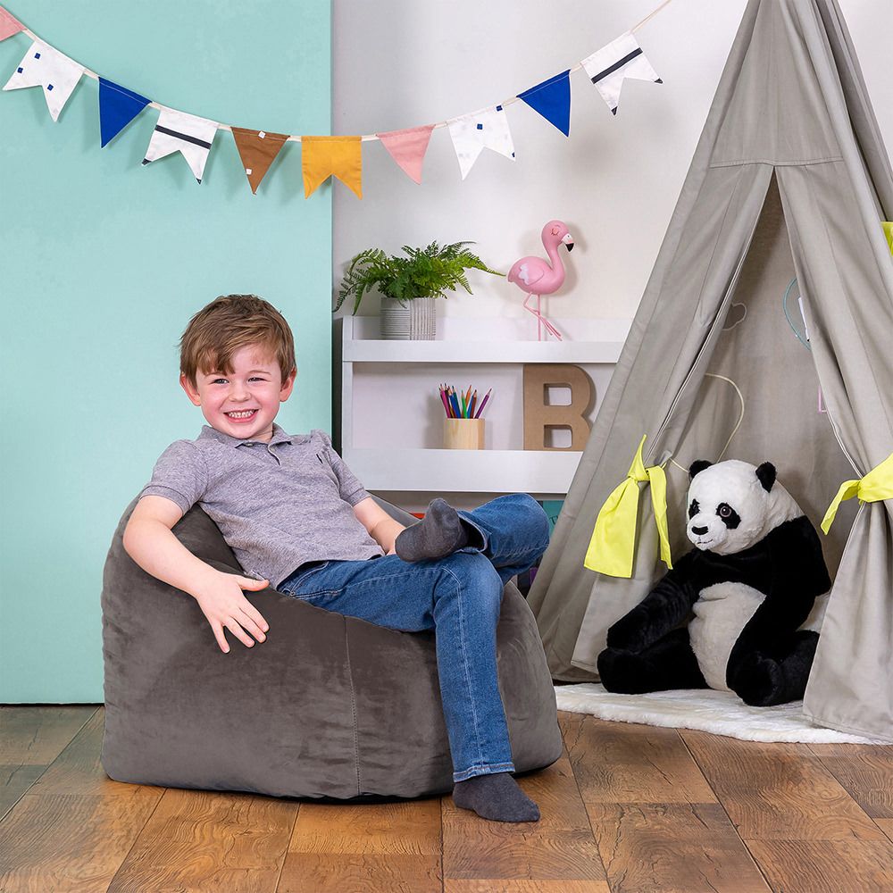 icon® Kids Kingston Velvet Bean Bag