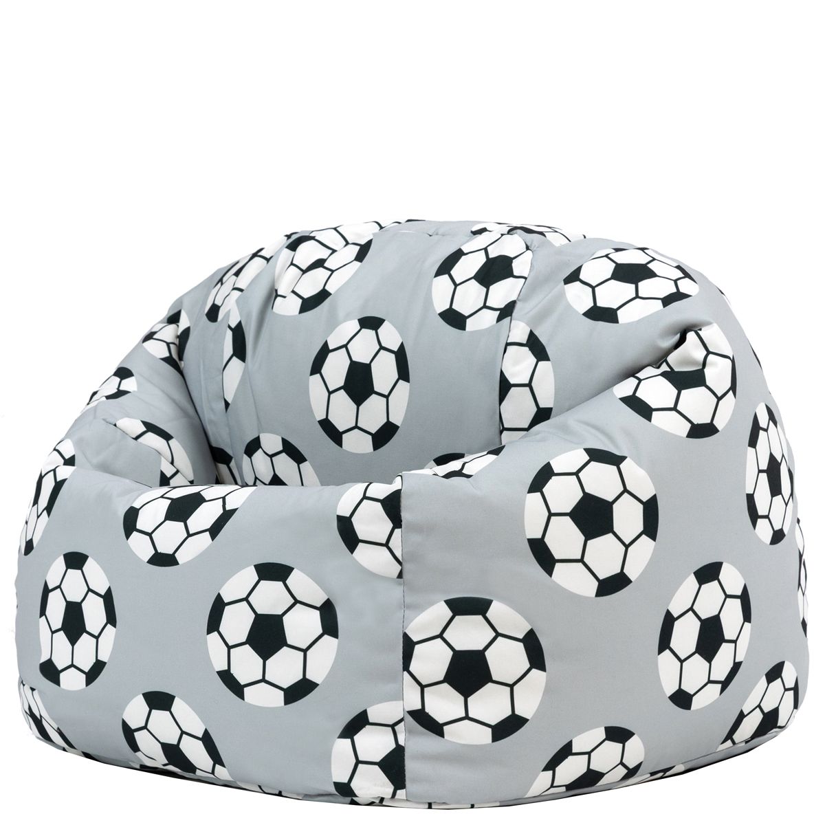 Icon Kids Football Print Classic Bean Bag, Multicolour