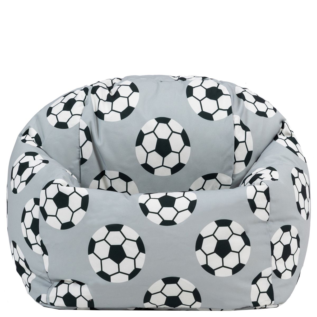 Icon Kids Football Print Classic Bean Bag, Multicolour