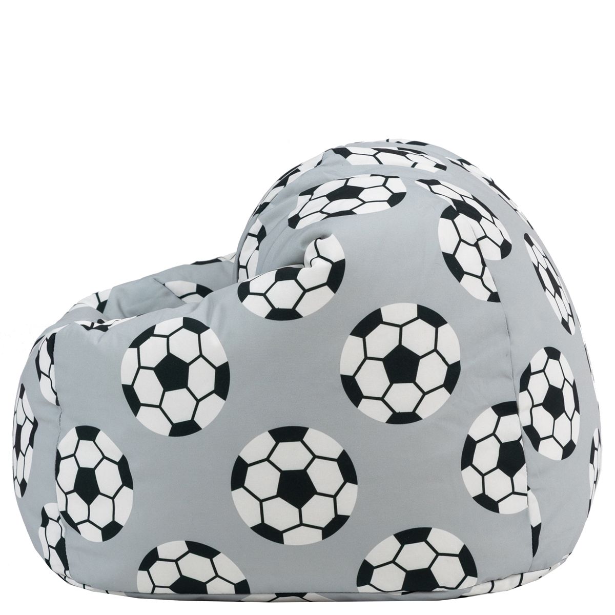 Icon Kids Football Print Classic Bean Bag, Multicolour