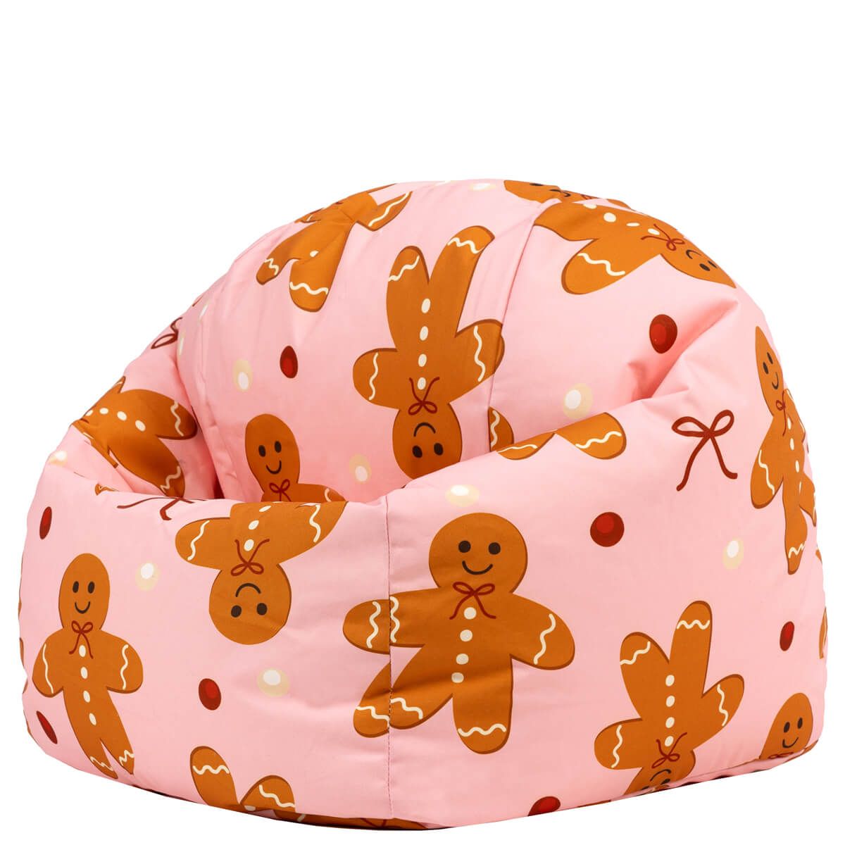 icon® Kids Festive Gingerbread Print Classic Bean Bag