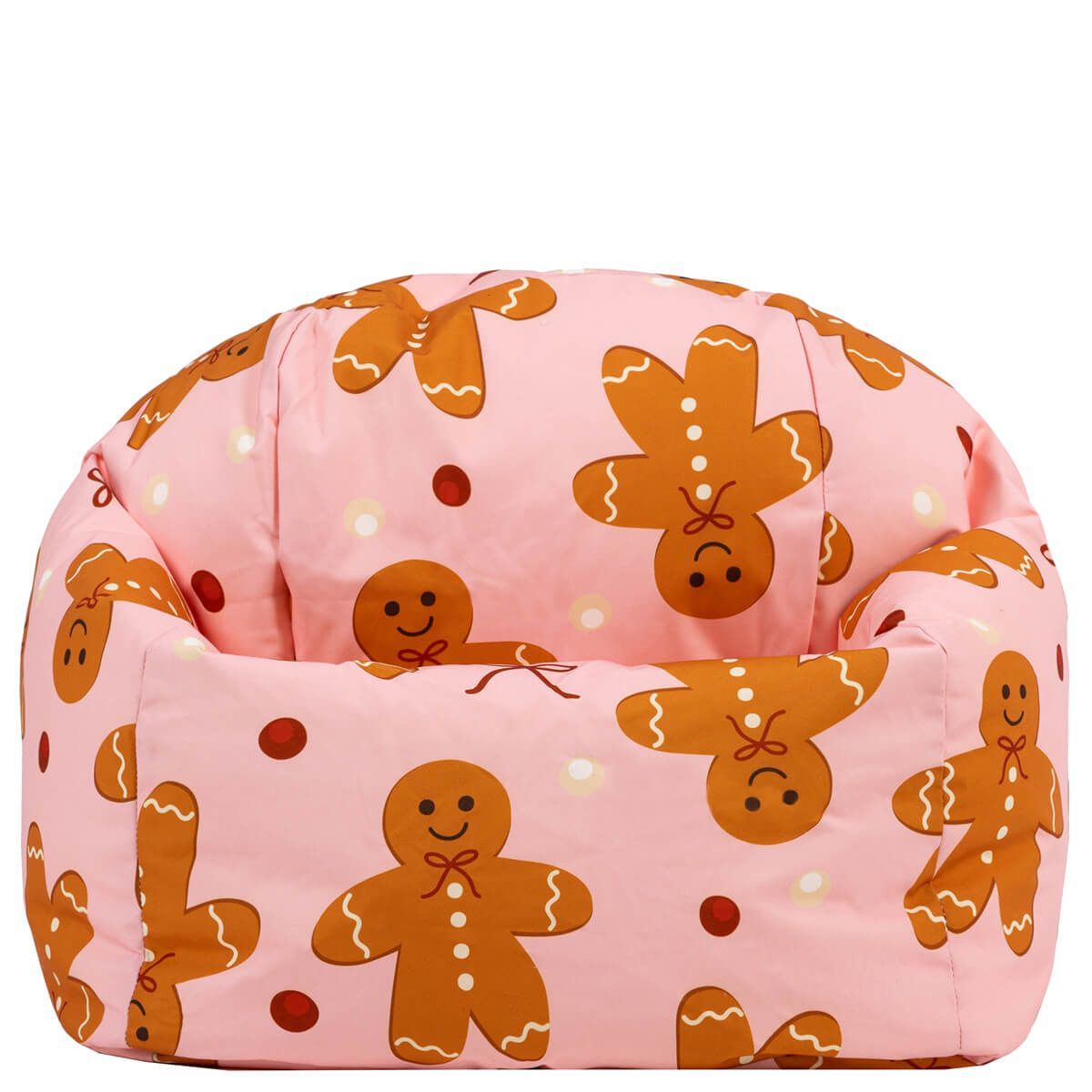 icon® Kids Festive Gingerbread Print Classic Bean Bag