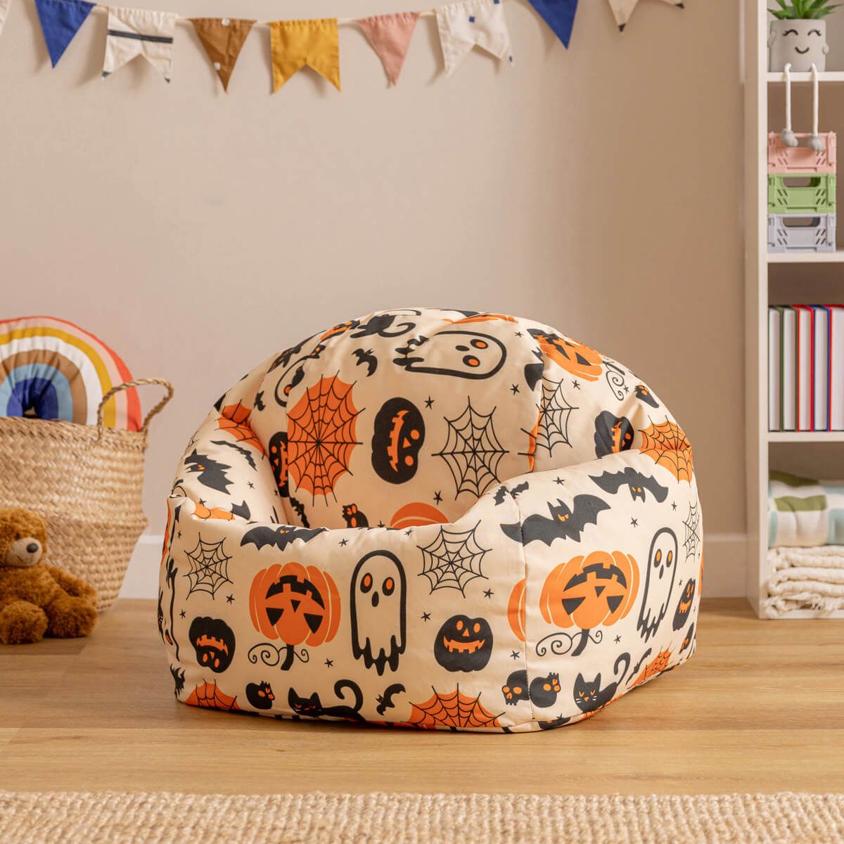 Icon Kids Halloween Print Classic Bean Bag
