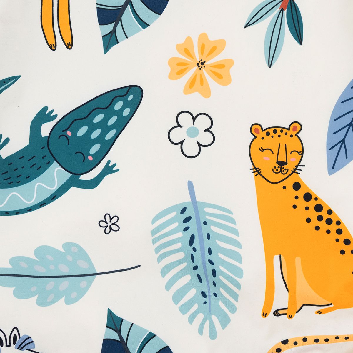 Icon Kids Animal Safari Print Classic Bean Bag, Multicolour