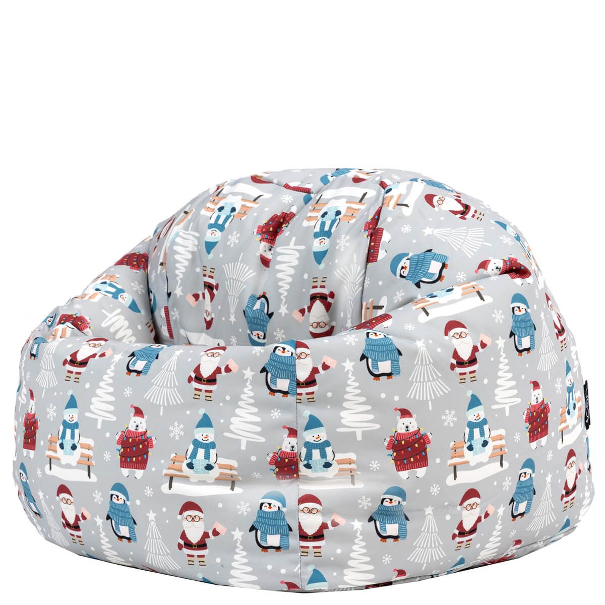 icon® Kids Festive Santa Claus Print Classic Bean Bag