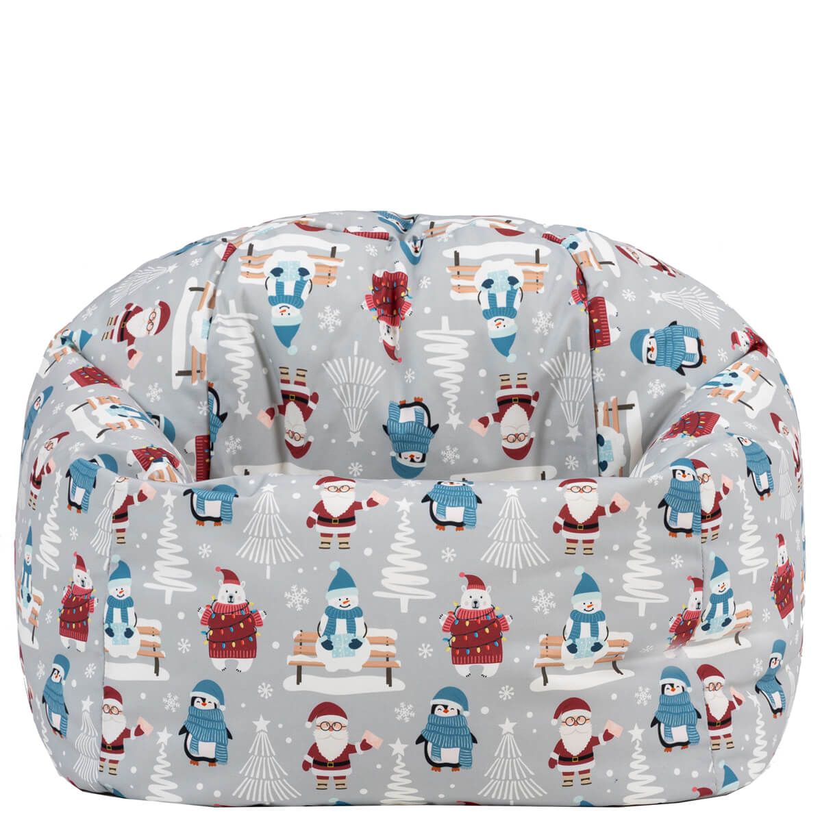 icon® Kids Festive Santa Claus Print Classic Bean Bag