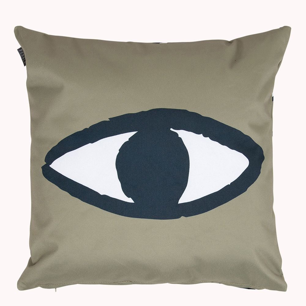 Veeva® Double-Sided Eye Print Outdoor Cushion