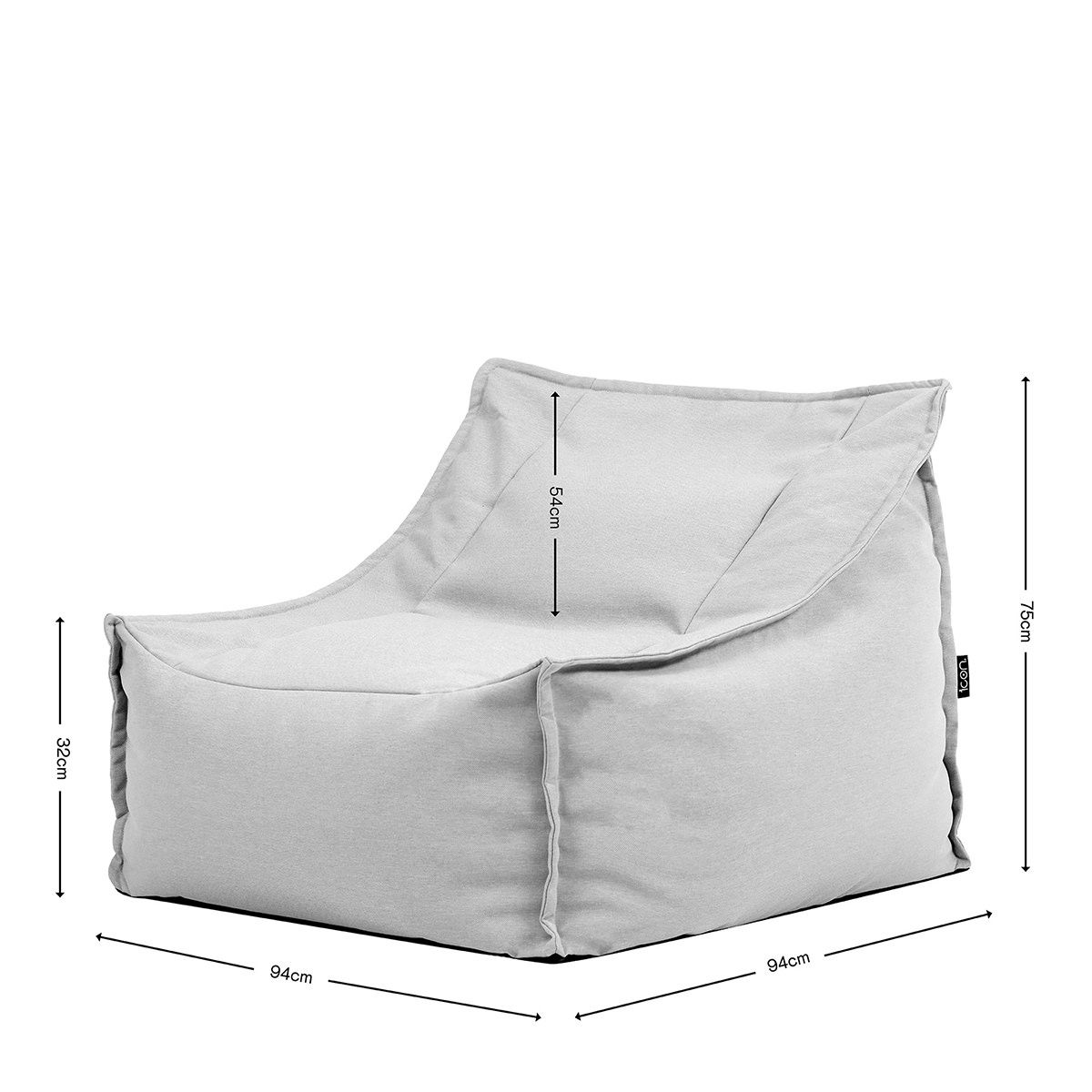 icon® Alto Olefin Outdoor Armchair Bean Bag