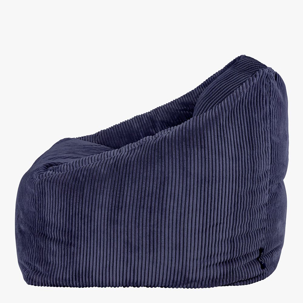 icon® Natalia Cord Armchair Bean Bag, Navy