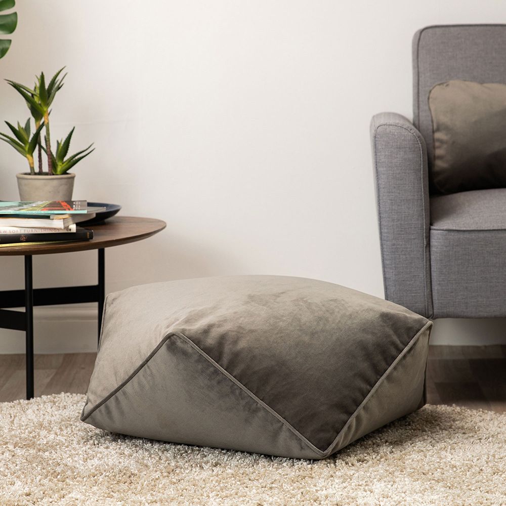 icon® Baronette Velvet Pouffe