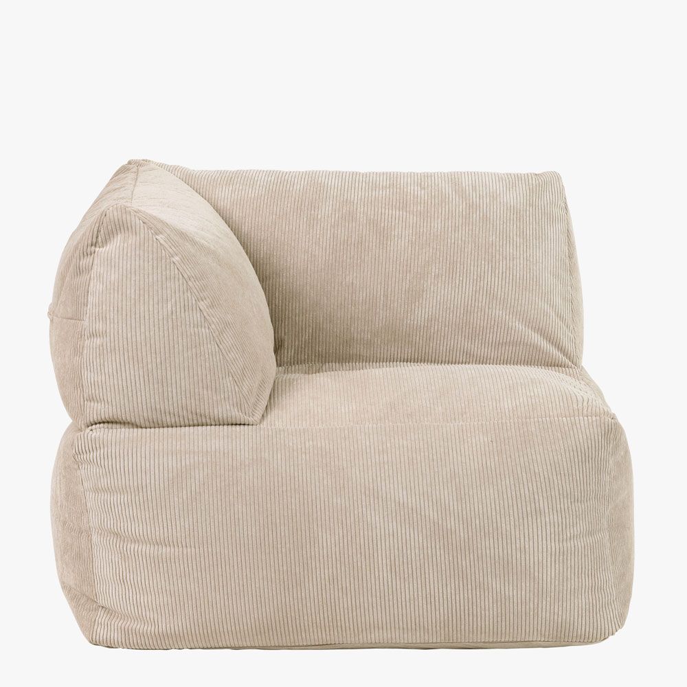 icon® Tetra Corduroy Modular Corner, Natural