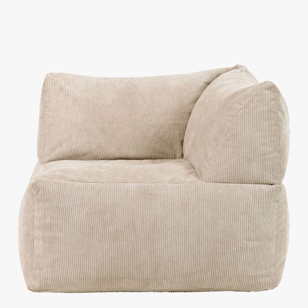 icon® Tetra Corduroy Modular Corner, Natural