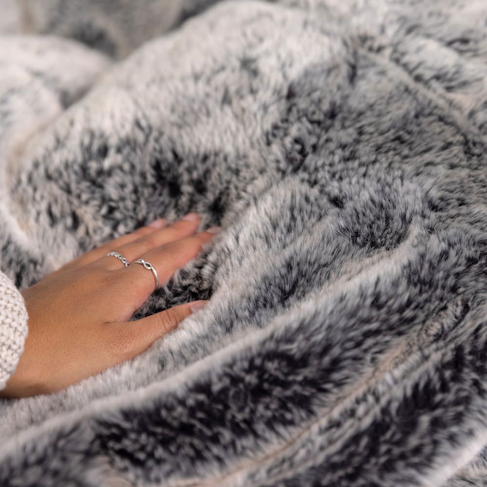 icon® Faux Fur Cocoon Bean Bag