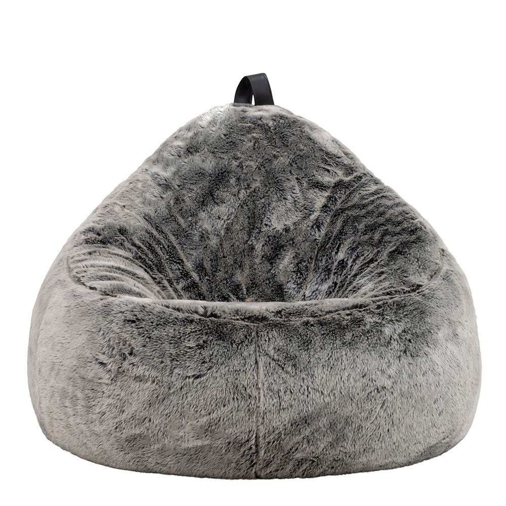 icon® Arctic Wolf Faux Fur Cocoon Bean Bag