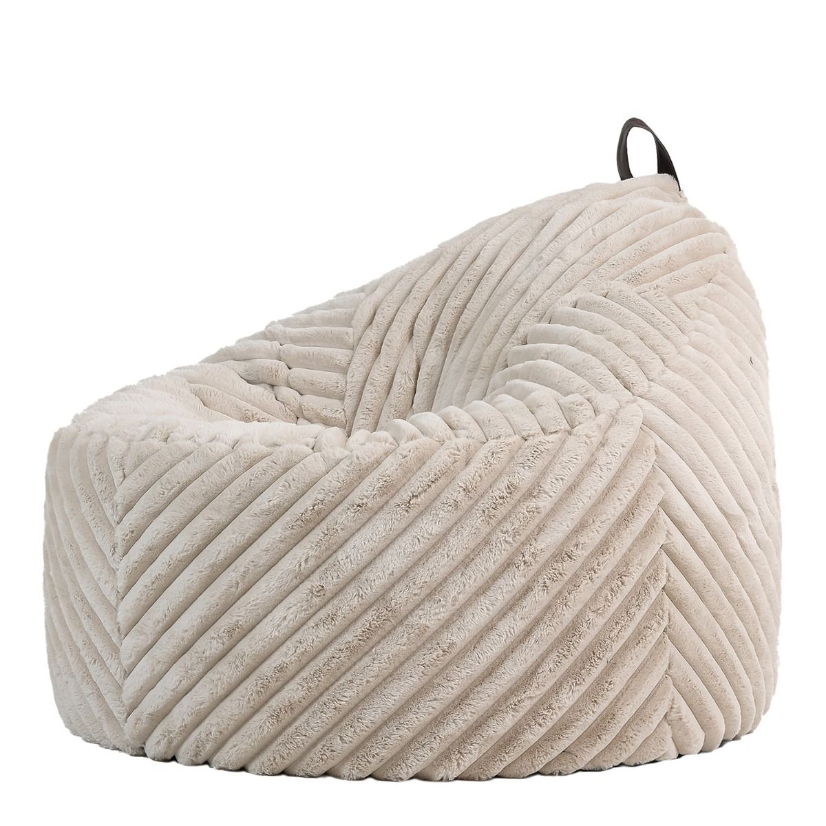 icon® Cocoon Ribbed Faux Fur Chair