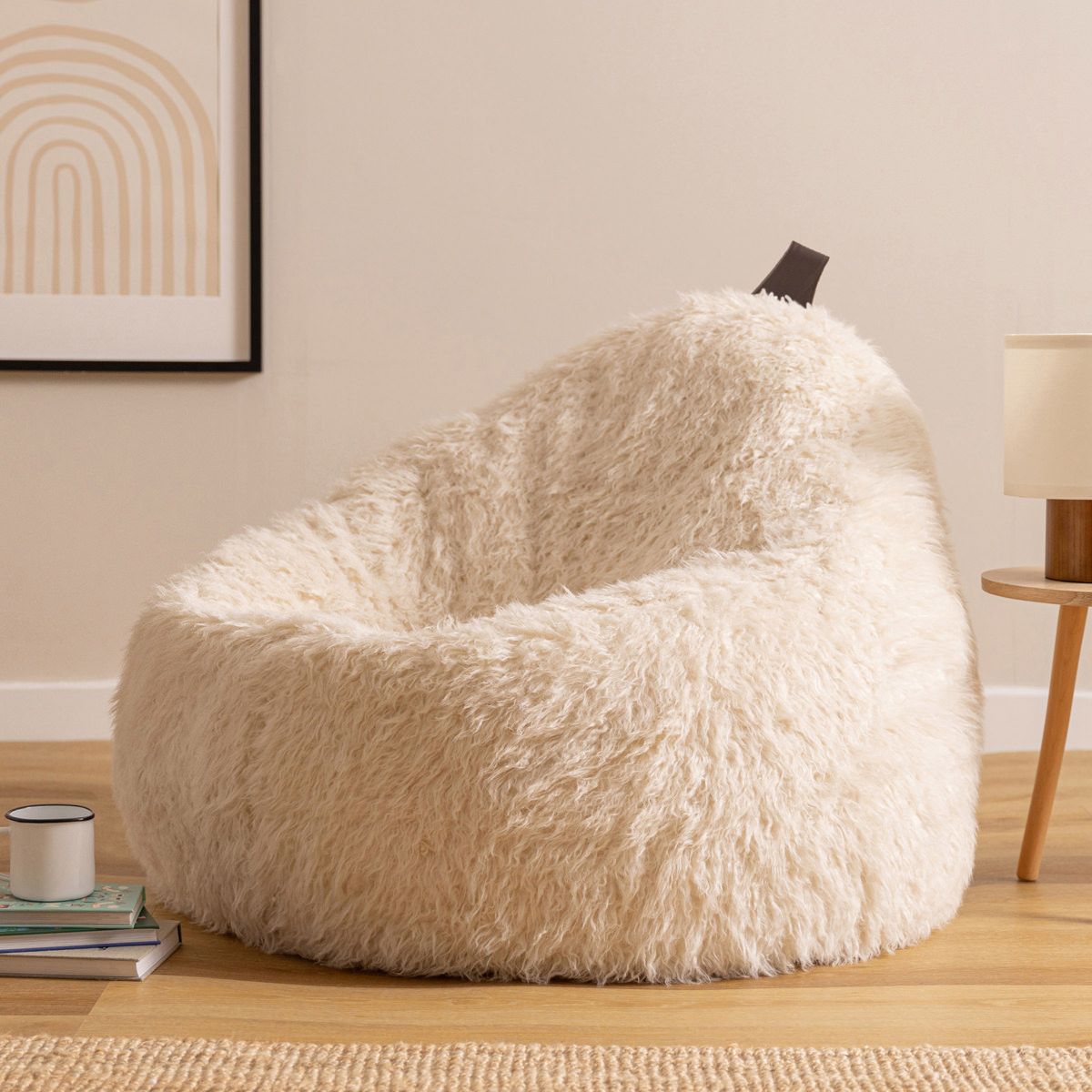 icon® Faux Fur Cocoon Bean Bag