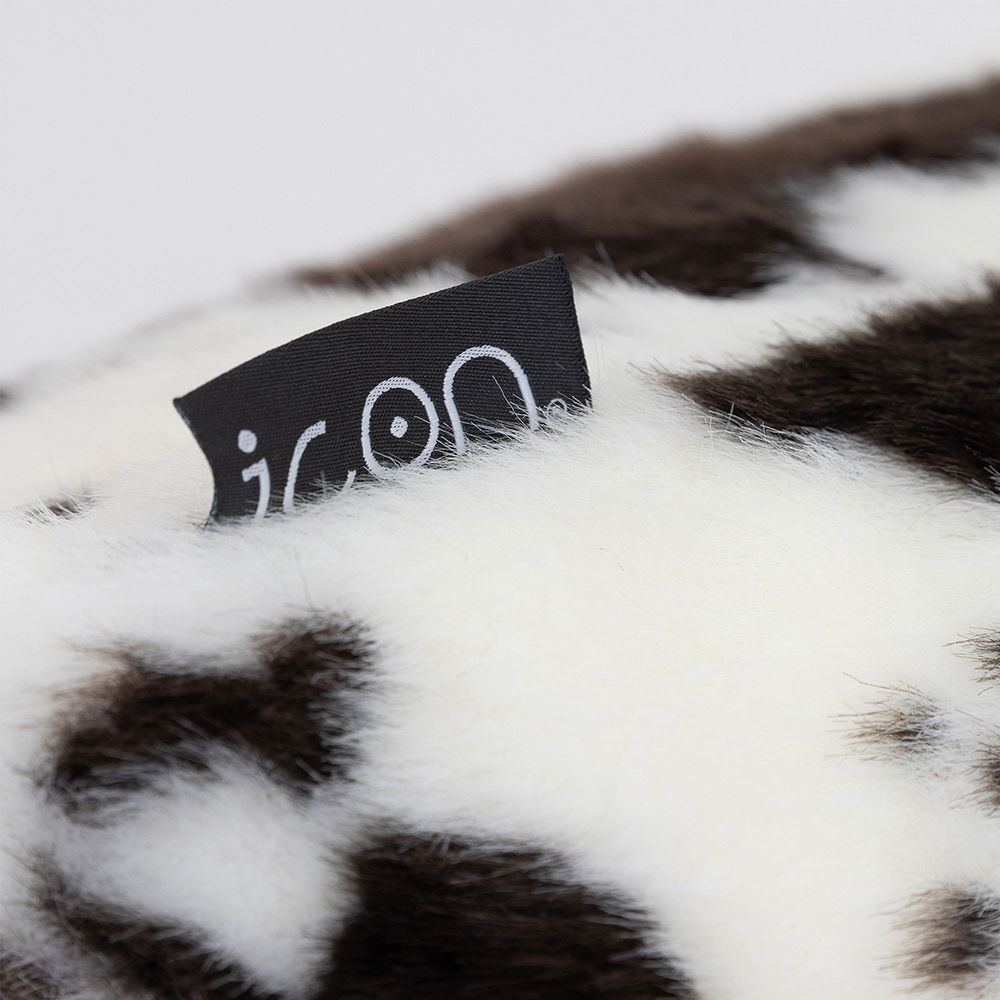 icon® Pinto Faux Cow Hide Footstool