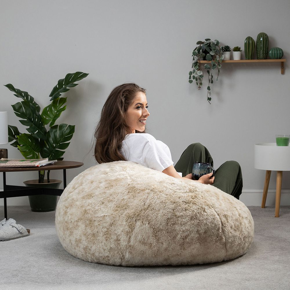 icon® Yeanling Faux Fur Bean Bag