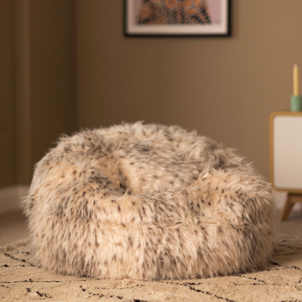icon® Siberia Faux Fur Classic Bean Bag