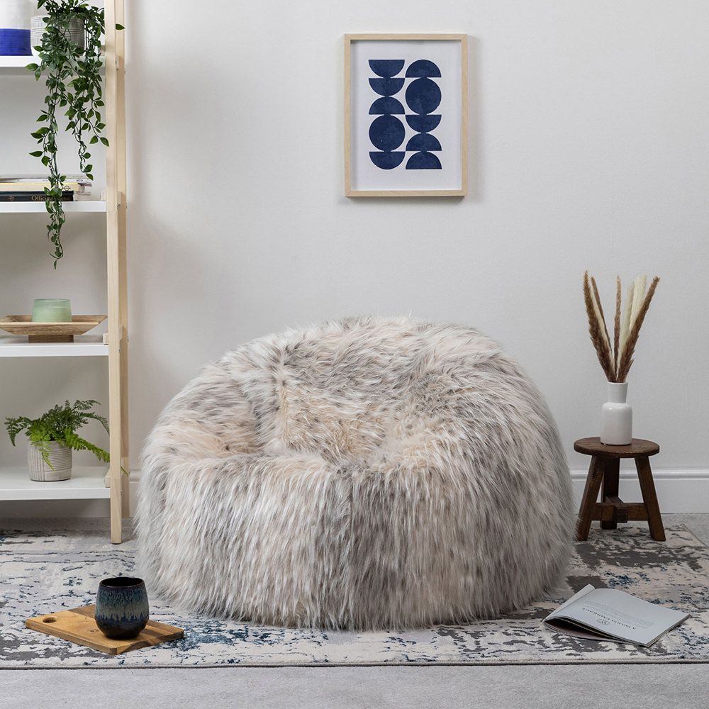 icon® Siberia Faux Fur Classic Bean Bag