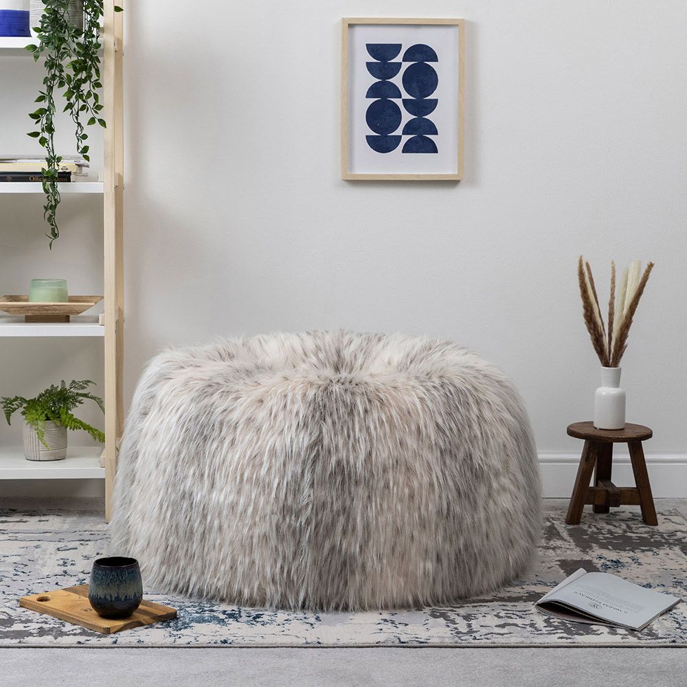 icon® Siberia Faux Fur Classic Bean Bag