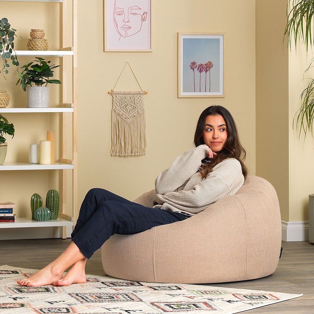 icon® Lina Classic Bean Bag in natural
