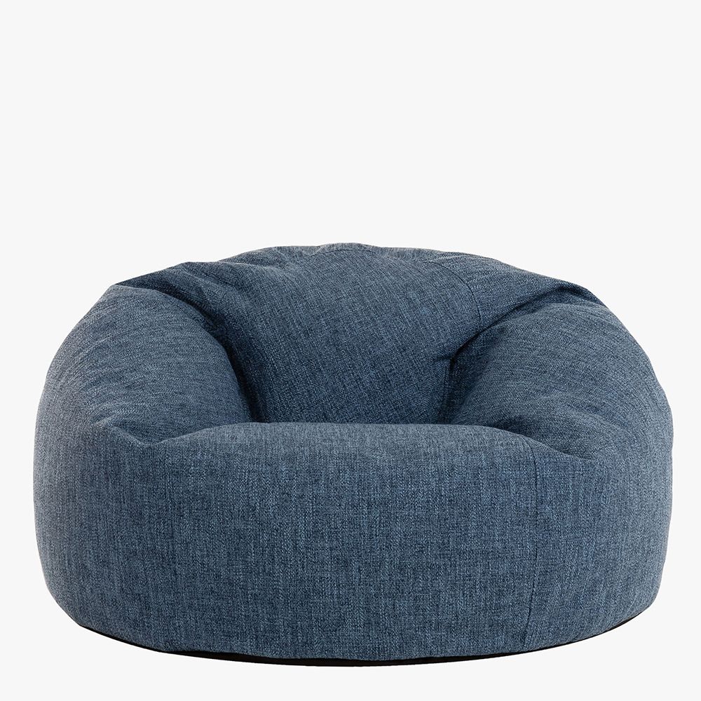 icon® Lina Classic Bean Bag, Navy Blue