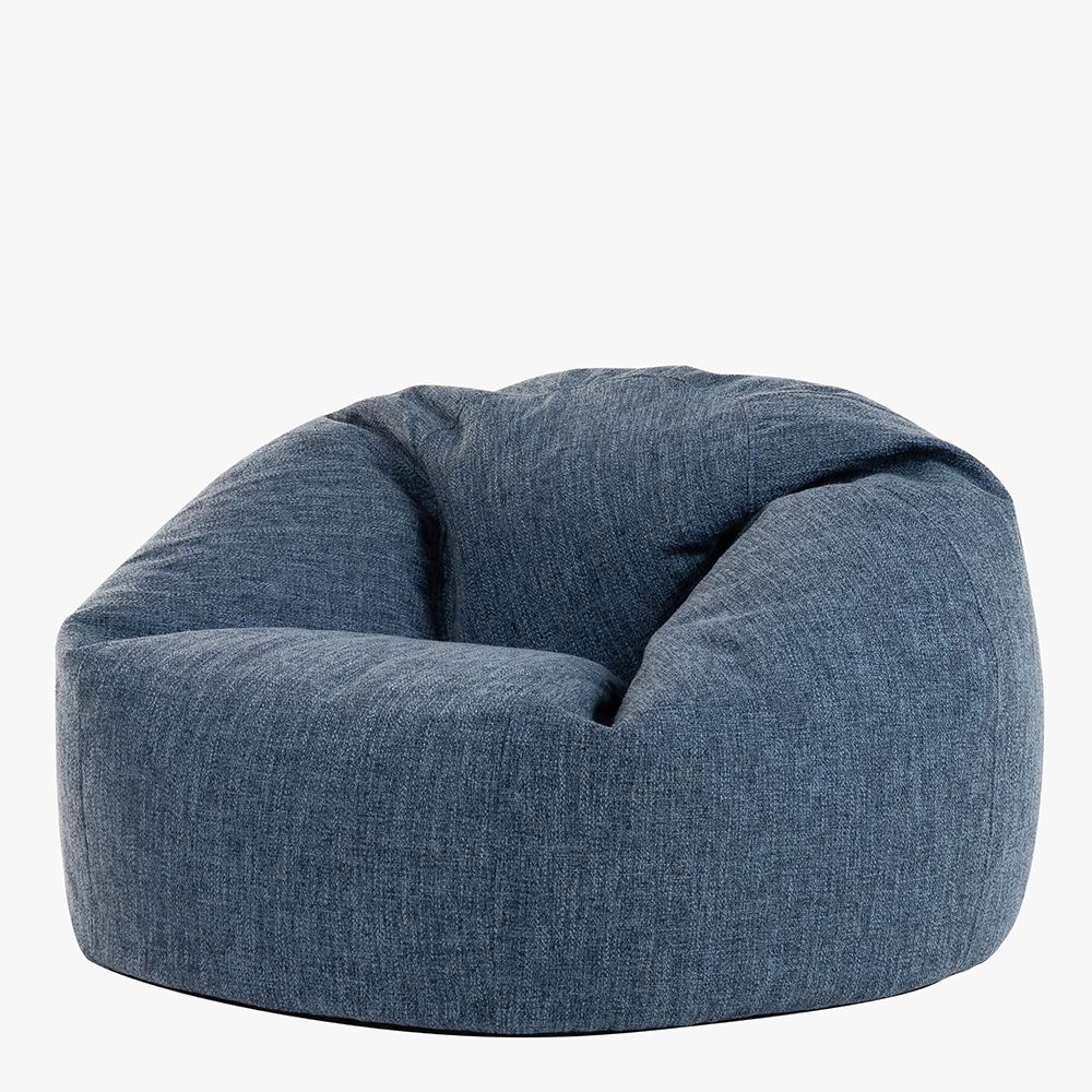icon® Lina Classic Bean Bag, Navy Blue