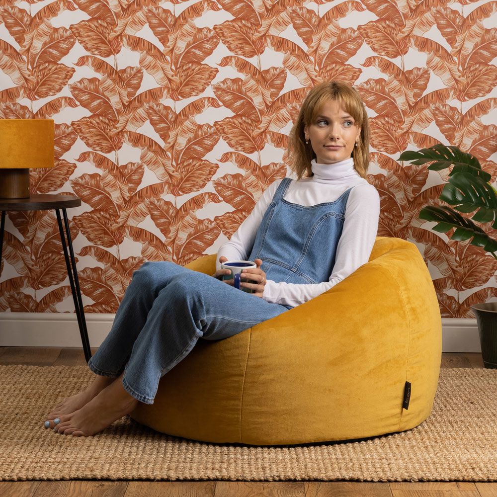 icon® Kingston Velvet Classic Bean Bag