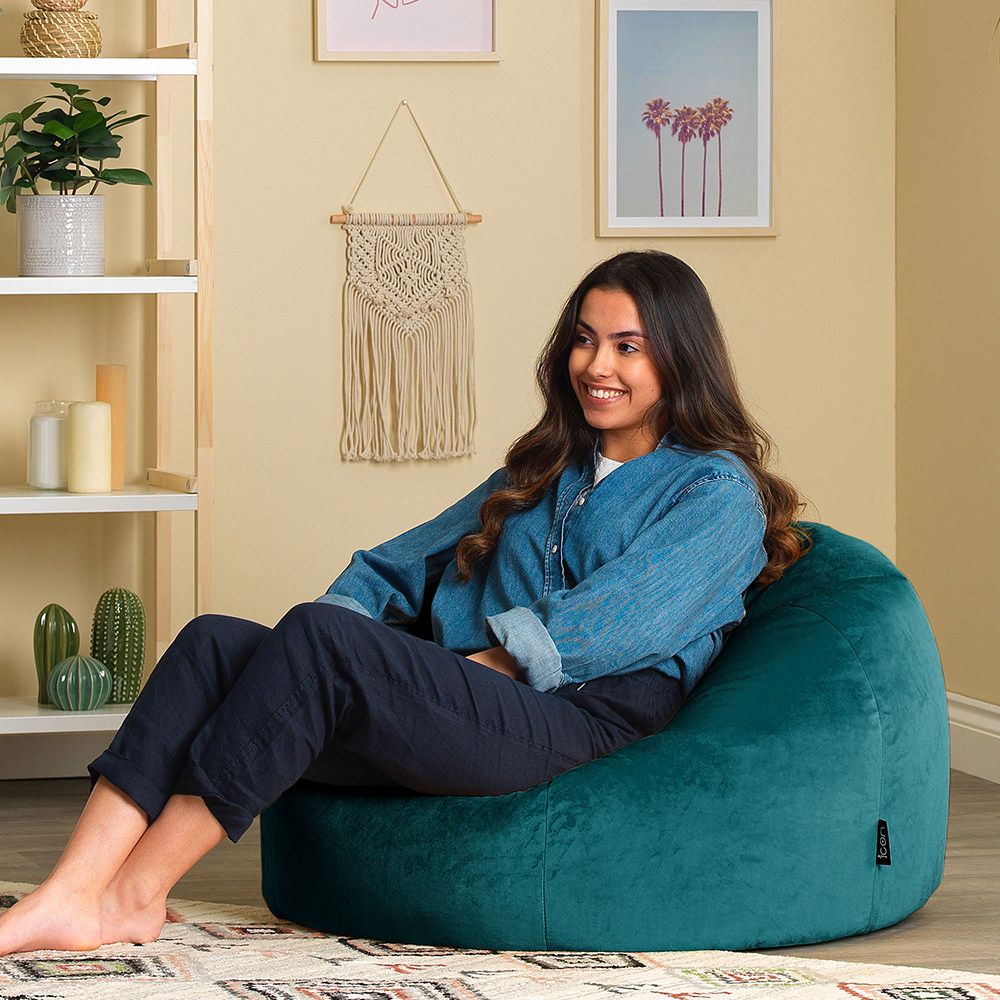 icon® Kingston Velvet Classic Bean Bag