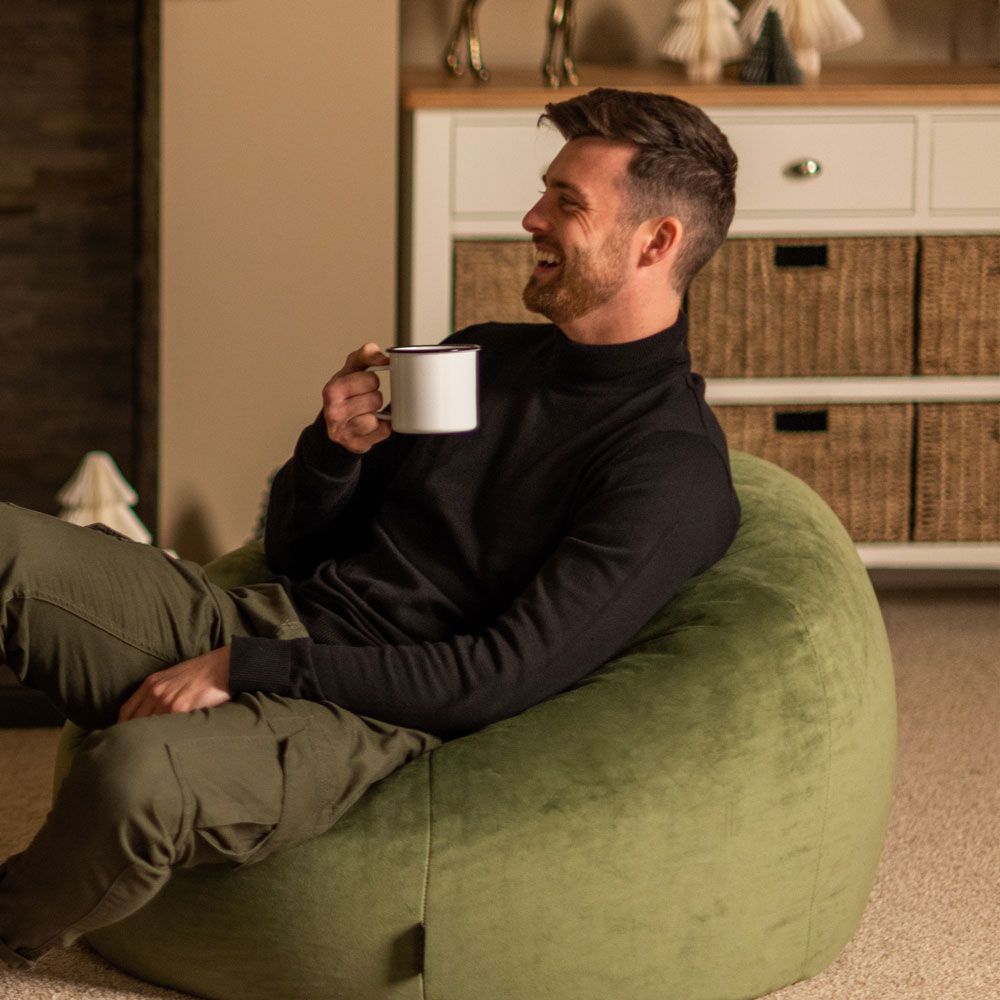 icon® Kingston Velvet Classic Bean Bag